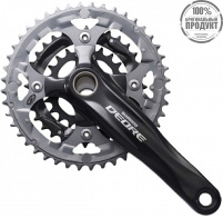 Система Shimano Deore, M590, 175мм, ин.вал, 44/32/22T с кареткой, черная