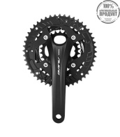 Система Shimano Alivio, M4060, 170мм, ин. вал., 44/32/22, с защ. зв., черный