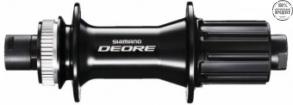 Втулка задняя Shimano Deore, M6010-B, 32 отв, 8/9/10ск, C.Lock, под полую ось, OLD 148мм, черный