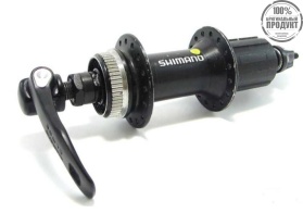 Втулка задняя Shimano, RM35, 36 отв, 8/9ск, QR, C.Lock, черный
