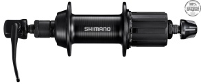 Втулка задняя Shimano TX500, v-br, 32 отв, 8/9, QR, old:135мм, черный