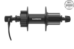 Втулка задняя Shimano TX506, 32 отв, 8/9/10 ск, 6-болт, QR 166мм, черный Old 135мм.