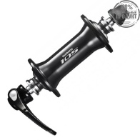 Втулка передняя Shimano 105, 5800, 32 отв, QR 133мм, черный
