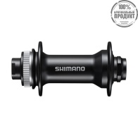 Втулка передняя Shimano MT400, 32отв, OLD:110мм, под полую ось 15мм, под диск C.Lock, цв. черный