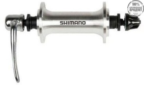 Втулка передняя Shimano TX500, v-br, 32 отв, QR, серебро