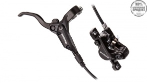 Тормоз диск. Shimano M396, BL(прав)/BR(задн), пласт. кол., 1700мм, цв. черный