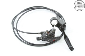 Тормоз дисковый гидр. Shimano, MT200, BL(прав)/BR(задн), полимер. колодк., 1700мм, цв. черный