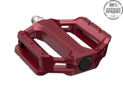 Педали Shimano EF202, топталки, цв. Красный