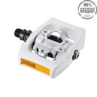 Педали Shimano, T400, SPD CLICK'R, с шипами SH56, белый