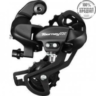 Переключатель задний Shimano Tourney, TX800, 7/8ск., крепление на петух, цв. черный