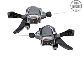 Шифтер Shimano Alivio, M4000, лев/пр, 3x9ск, тр.+оплетк