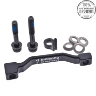 Адаптер дисторм Shimano SM-MA-F180P/P2, болты:коротк. (1шт)+длин.(1шт), стоп. кольца (2шт)