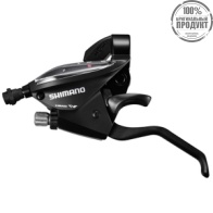 Шифтер Shimano Tourney, EF500, прав, 7ск, тр., цв. Черный