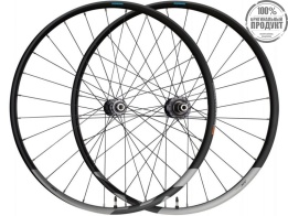 Колесо переднее Shimano R501, 28", клинчер, плоские спицы,  с ободной лентой, черный