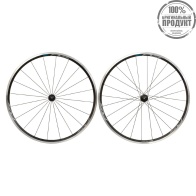 Комплект колес Shimano RS100, 28", 11ск, клинчер, OLD 100/130мм, с об. лен, черный