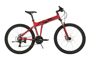 Велосипед Stark'21 Cobra 26.2 D красный/серый 18"
