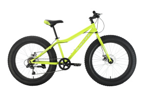 Мужской велосипед Black One Monster 24 D зеленый/белый/зеленый 14.5"