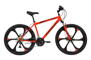 Велосипед Black One Onix 26 D FW красный/черный/красный