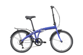 Велосипед Stark'23 Jam 24.2 V синий/белый/синий 14.5"