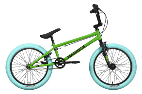 Мужской велосипед Stark'23 Madness BMX 1 зеленый/черный/голубой