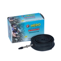 Камера 700Сx23-25 HERO бутиловая, велониппель (преста), в упаковке