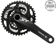 Система Shimano XT, M782-L, 175мм, ин.вал, 40/30/22T с кареткой, черная