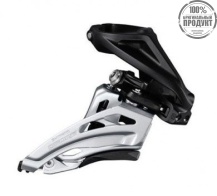 Переключатель передний Shimano Deore, M6000-L 3x10ск, нижн. хомут, side-swing, верхн. тяга