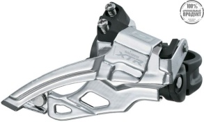 Переключатель передний Shimano XTR, M985, ун. тяга, ун. хомут, для 44-38T