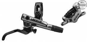 Тормоз дисковый Shimano XTR, M9120, BL(прав)/BR(задн), металл. кол. с кулером, 1700мм