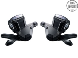 Шифтер Shimano Deore, M590, лев/пр, 3x9ск, тр.+оплетк