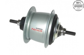 Втулка планетарная Shimano Nexus, C6001, 32 отв, 8ск, д. рол.тор, 132x184мм, серебро, б/уп.