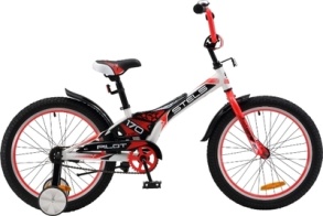 Детский велосипед STELS Pilot-170 20" V020 (9.5" Белый/красный/чёрный)