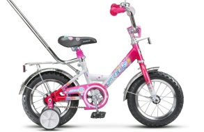 Детский велосипед STELS Magic 14" V020 (10" Розовый/фиолетовый)