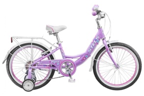 Детский велосипед STELS Pilot-230 Lady 20" V020 (11" Светло-пурпурный/белый/розовый)