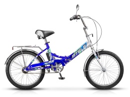 Велосипед STELS Pilot-430 20".15 серебристый/синий