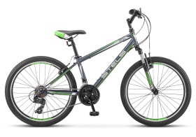 Велосипед STELS Navigator-400 V 24" V031 14" Серый/зелёный/белый