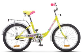 Детский велосипед STELS Pilot-200 Lady 20" Z010 12" Лимонный