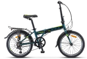 Велосипед STELS Pilot-630 20" V020 11.5" Тёмно-зелёный