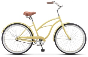 Женский велосипед STELS Navigator-110 Lady 26" 1-sp V010 17" Жёлтый-песок