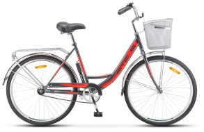 Велосипед STELS Navigator-245 26" Z010 19" Серый/красный (LU093460)