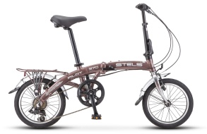 Велосипед STELS Pilot-370 16" V010 Коричневый/хром