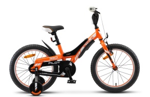 Детский велосипед STELS Pilot-180 18" V010 10" Оранжевый