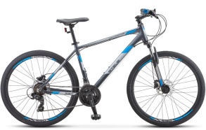 Велосипед STELS Navigator-590 D 26" K010 18" Серый/синий (LU094326)
