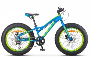 Детский велосипед STELS Pilot-280 MD 20" V020 синий матовый/зеленый