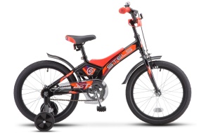 Велосипед STELS Jet 14" Z010 8.5" Чёрный/оранжевый