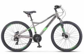 Велосипед STELS Navigator-610D 26" V010 Серый/зелёный