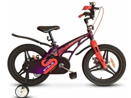 Детский велосипед STELS Galaxy Pro 14" V010 Фиолетовый/красный (LU095739)