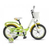 Детский велосипед STELS Pilot-190 V030 белый/зеленый
