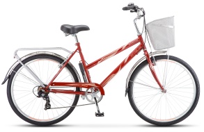Велосипед STELS Navigator-250 Lady 26" Z010 красный