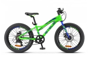 Детский велосипед STELS Pilot-270 MD 20"+ V010 11" Зелёный (LU089615)